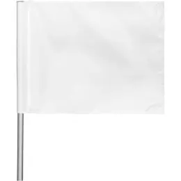 Hoppla Tournament Golf Flag Solid White